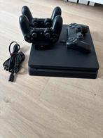 Ps4 slim inclusief 3 controllers en oplader, Ophalen of Verzenden, Met 3 controllers of meer, Slim, Gebruikt