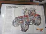 massey ferguson  folder poster  tractor landbouw, Ophalen of Verzenden, Zo goed als nieuw, Auto's
