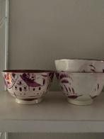Brittish staffordshire of Sunderland kommetjes pink luster, Antiek en Kunst, Ophalen of Verzenden