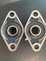 2x SKF Flenslagerhuizen YAR 205-2F - As 25mm, Doe-het-zelf en Verbouw, Ophalen of Verzenden