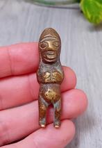miniatuur bronzen Inca figuur, Ophalen of Verzenden