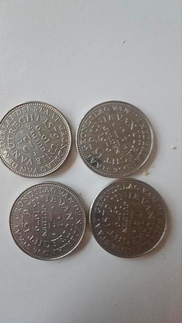 4 Rijksdaalders Unie van Utrecht 1979 beschikbaar voor biedingen