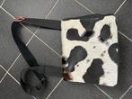 Luxe Jost tas met koeprint, Sieraden, Tassen en Uiterlijk, Tassen | Schoudertassen, Overige merken, Zwart, Ophalen of Verzenden
