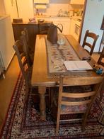 Eettafel set, Huis en Inrichting, Ophalen, Gebruikt, Rechthoekig, 50 tot 100 cm
