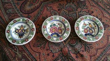 3 kleine wandbordjes delft holland beschikbaar voor biedingen