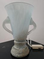Unieke Sandra Rich vaaslamp inclusief dimmer en lichtbron., Ophalen, Zo goed als nieuw, Glas, Minder dan 50 cm