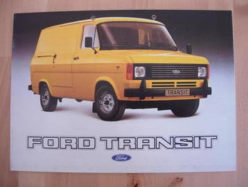 Ford Transit Brochure 1981 beschikbaar voor biedingen