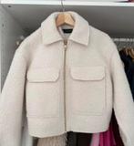 Zara Bouclé Jasje Maat S, Ophalen of Verzenden, Zo goed als nieuw, Jasje, Maat 36 (S)