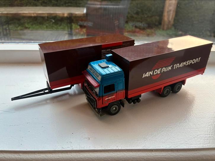 Tekno volvo f12 jan de rijk, Hobby en Vrije tijd, Modelauto's | 1:50, Zo goed als nieuw, Bus of Vrachtwagen, Tekno, Ophalen of Verzenden