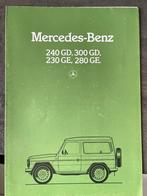 Folder van Mercedes-Benz 240GD, 300GD, 230GE, 280GE,apr.1982, Boeken, Auto's | Folders en Tijdschriften, Ophalen of Verzenden