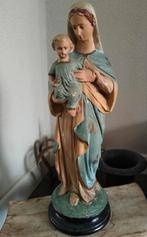 Oud Maria en Jezus beeld, Antiek en Kunst, Antiek | Religie, Ophalen of Verzenden