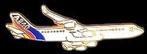 Airbus A340 vliegtuig pin, Verzenden, Nieuw, Transport, Speldje of Pin