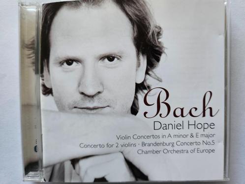 JS Bach - Viool concerten 1+2, Brandenburg 5, Daniel Hope, Cd's en Dvd's, Cd's | Klassiek, Zo goed als nieuw, Kamermuziek, Barok