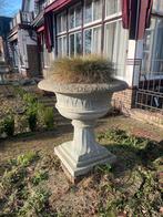 Stenen zuil/plantenbak 1 meter hoog, 2 stuks, Tuin en Terras, Ophalen, Gebruikt