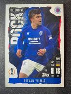 Topps MA EXTRA 24/25   DEFENSIVE ROCK   YILMAZ   RANGERS FC, Ophalen of Verzenden, Zo goed als nieuw, Plaatje