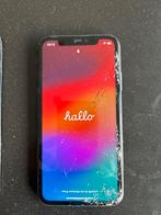 iPhone met gebarsten scherm, Telecommunicatie, Mobiele telefoons | Overige merken, Verzenden, Klassiek of Candybar, Zonder simlock