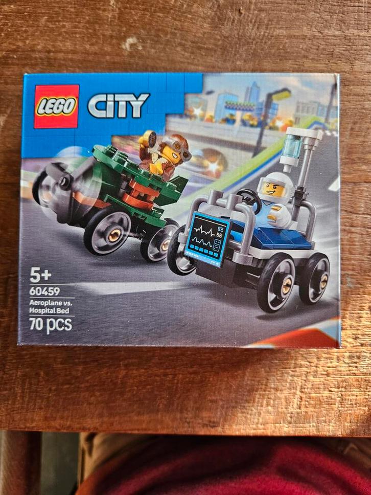 LEGO City Aeroplane vs. Hospital Bed 60459, Kinderen en Baby's, Speelgoed | Duplo en Lego, Nieuw, Lego, Complete set, Verzenden