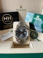 Rolex Datejust 126334G Rhodium Diamant 06/2022, Ophalen, Zo goed als nieuw, Staal, Rolex