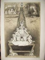 29 / Rhoon Graftombe Graaf van Bentinck Litho 1876, Ophalen of Verzenden