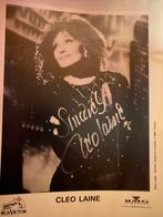 Filmster Handtekening Cleo Laine, Ophalen of Verzenden, Zo goed als nieuw, Foto of Kaart