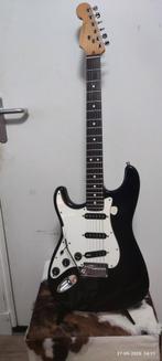 Fender Stratocaster | Made in USA | Lefty | Zwart, Ophalen of Verzenden, Zo goed als nieuw, Solid body, Fender