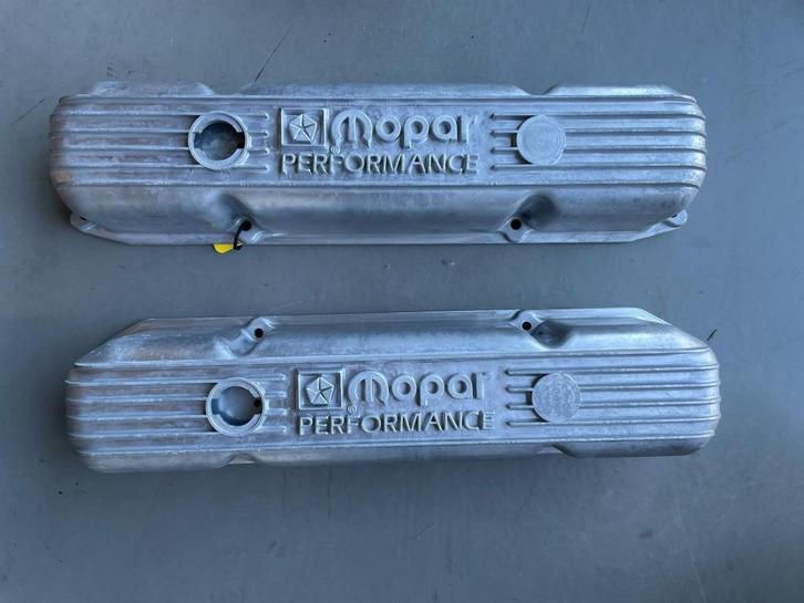 Mopar Performance Big Block valve covers cast aluminium, Auto-onderdelen, Motor en Toebehoren, Amerikaanse onderdelen, Chrysler