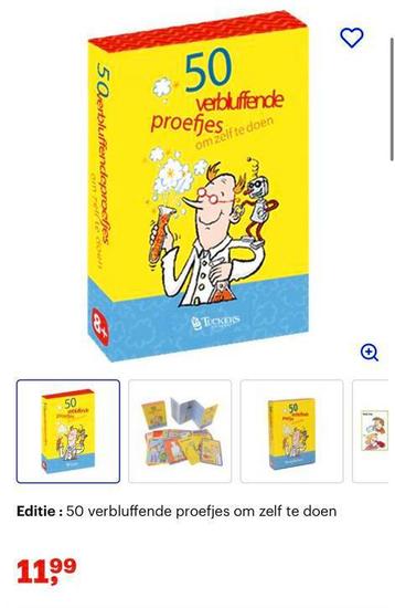 50 verbluffende proefjes om zelf te doen Story Factory beschikbaar voor biedingen