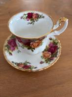 Royal Albert Old Country Roses Kop en Schotel, Antiek en Kunst, Antiek | Servies los, Ophalen