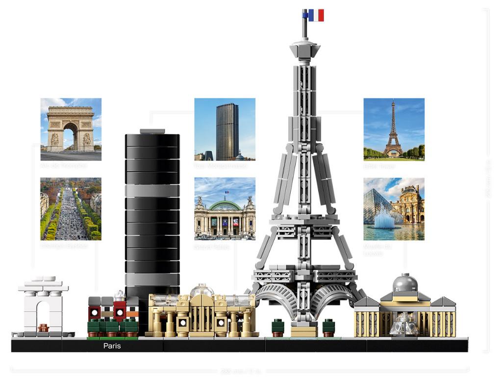 LEGO Architecture 21044 Parijs Frankrijk 649 delig, Ophalen of Verzenden, Nieuw, Complete set, Lego