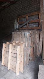 Pallethout, Tuinpalen en ander hout., Doe-het-zelf en Verbouw, Hout en Planken, Ophalen, Gebruikt, Overige typen