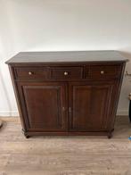 Houten dressoir met deuren en lades, Ophalen, Gebruikt, 100 tot 150 cm, Met lade(s)