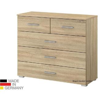Commode-Ladekast Fly grijs wit eiken breedte 93 cm SALE beschikbaar voor biedingen