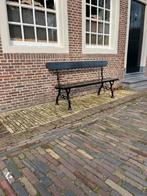 Antieke franse gietijzer tuinbank monument amsterdam weesp, Tuin en Terras, Ophalen, Zo goed als nieuw, Metaal