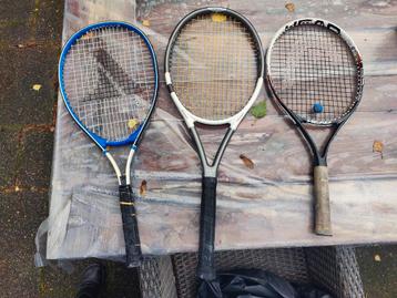 3 Tennisrackets: Proennex, Tencraft, Head beschikbaar voor biedingen