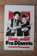 filmaffiche Laurel and Hardy Fra Diavolo filmposter, Rechthoekig Staand, Ophalen of Verzenden, Zo goed als nieuw, A1 t/m A3