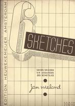B26 bladmuziek 6 sketches voor 4 handen ( piano ), Muziek en Instrumenten, Bladmuziek, Gebruikt, Klassiek, Ophalen of Verzenden