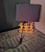 Horen zien en zwijgen tafellamp, Huis en Inrichting, Lampen | Tafellampen, Ophalen, Zo goed als nieuw, Minder dan 50 cm