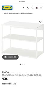 Witte IKEA Platsa kasten 2 x 70452550, Ophalen, Gebruikt