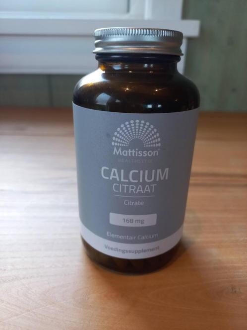 Calcium citraat Mattisson supplement vitamine, Sport en Fitness, Gezondheidsproducten en Wellness, Nieuw, Overige typen, Ophalen of Verzenden