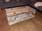 Stoere salontafel, Huis en Inrichting, Ophalen, 100 tot 150 cm, 50 tot 100 cm, Zo goed als nieuw