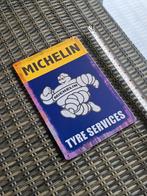 Michelin bord 20 x 30 cm, Reclamebord, Ophalen of Verzenden, Zo goed als nieuw