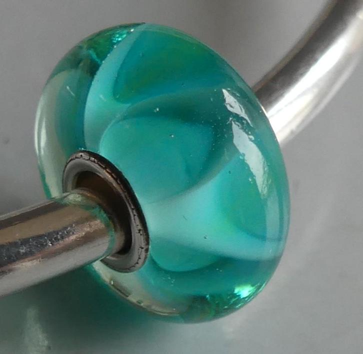 Trollbeads LENTEGOLF, Sieraden, Tassen en Uiterlijk, Bedels, Gebruikt, Trollbeads, Zilver, 1 bedel, Verzenden