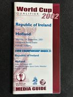 Programmaboekje Jong Ierland - Jong Oranje, Ophalen of Verzenden, Zo goed als nieuw, Overige binnenlandse clubs, Shirt