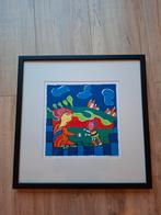 Zeefdruk 'geluk' (Wijngaarden), Antiek en Kunst, Kunst | Litho's en Zeefdrukken, Ophalen