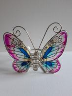Vlinder glas, Verzamelen, Beelden en Beeldjes, Ophalen, Nieuw, Dier