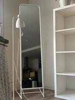 Ikea Witte Staande Lamp met Spiegel, Huis en Inrichting, Ophalen, Minder dan 50 cm, Zo goed als nieuw, Minder dan 100 cm