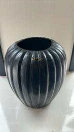 Bombyxx opal vaas zwart, Minder dan 50 cm, Glas, Ophalen of Verzenden, Zo goed als nieuw