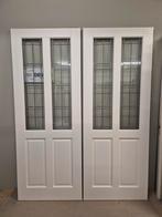 Luxe Ensuite deuren Glas in Lood (176x231,5) NIEUW, Doe-het-zelf en Verbouw, Deuren en Horren, Ophalen, Binnendeur, Nieuw, Glas
