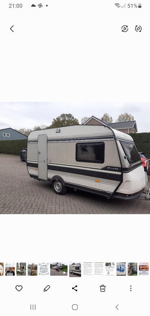 Hobby de luxe caravan, Caravans en Kamperen, Caravans, Particulier, Hobby, Luifel, Ophalen