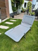 Inklapbaar ligbed voor aan het strand of camping, Ophalen of Verzenden, Zo goed als nieuw, Aluminium, Inklapbaar